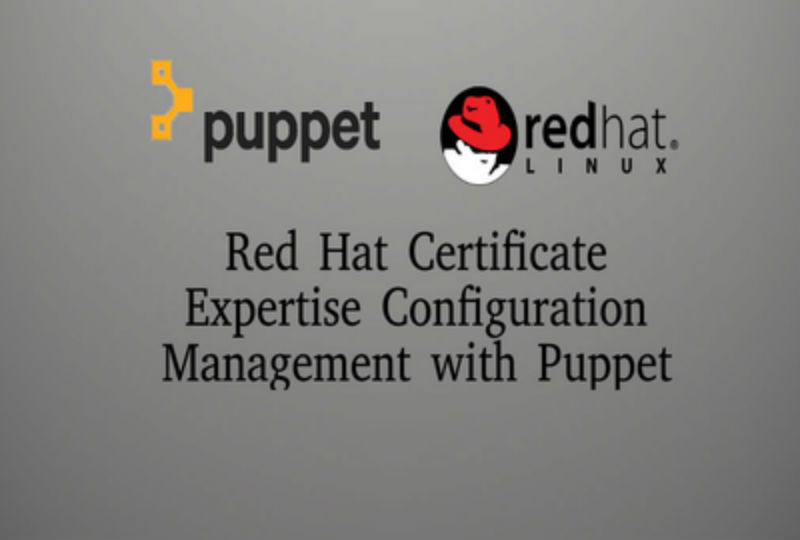 Red Hat Configuration Management with Puppet